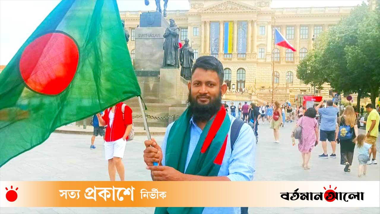 জুলাই গণঅভ্যুত্থানে ছাত্র জনতার পাশে দাঁড়াতে ইউরোপ থেকে ছুটে এসেছিলেন প্রবাসী তরুণ