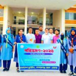 পায়ে হেঁটে ১৫০ কিঃমিঃ পরিভ্রমণে গোবিপ্রবির ২ গার্ল ইন রোভার