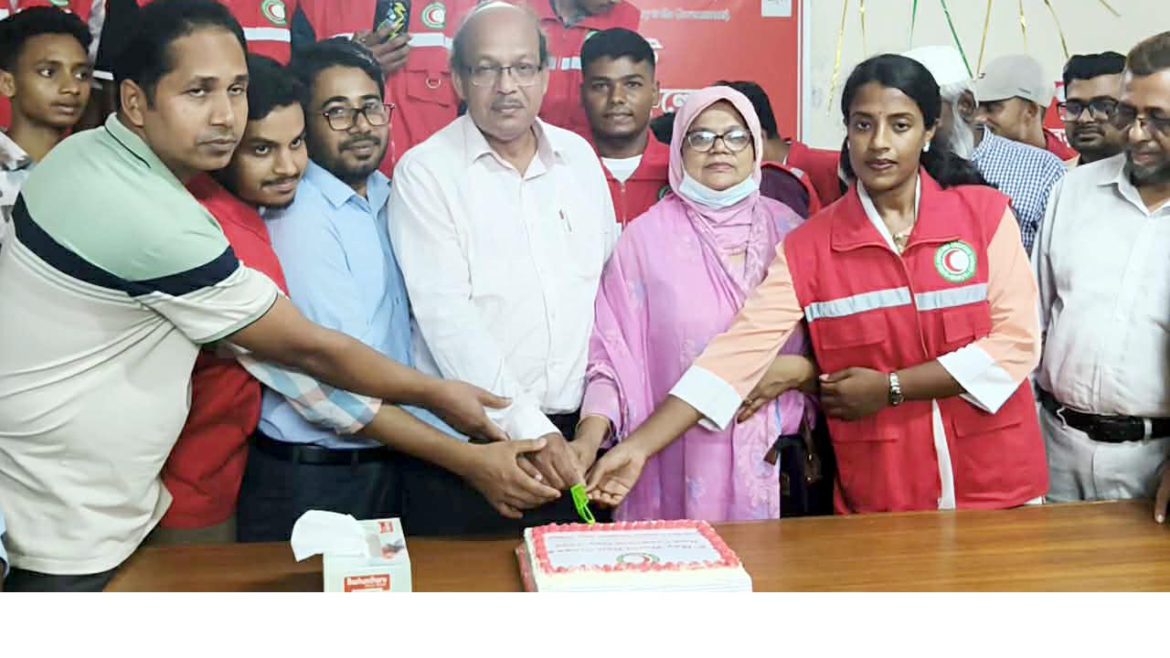 টুঙ্গিপাড়ায় বর্ণাঢ্য আয়োজনে বিশ্ব রেড ক্রিসেন্ট দিবস পালিত