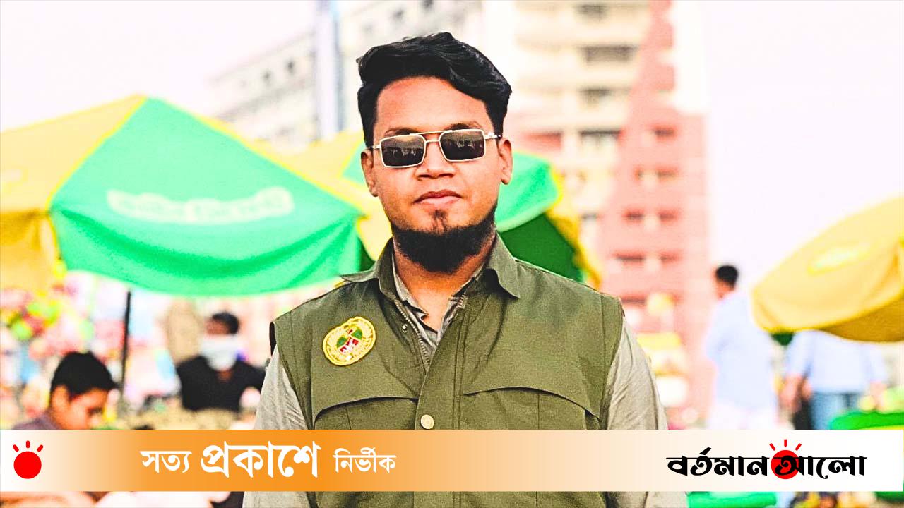অসহায় রোগীদের রক্ত সংগ্রহে কাজ করছেন আনসার সদস্য সরোয়ার